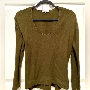 Madewell olive sweater